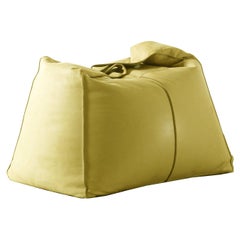 Bag Yellow Pouf by Radice & Orlandini
