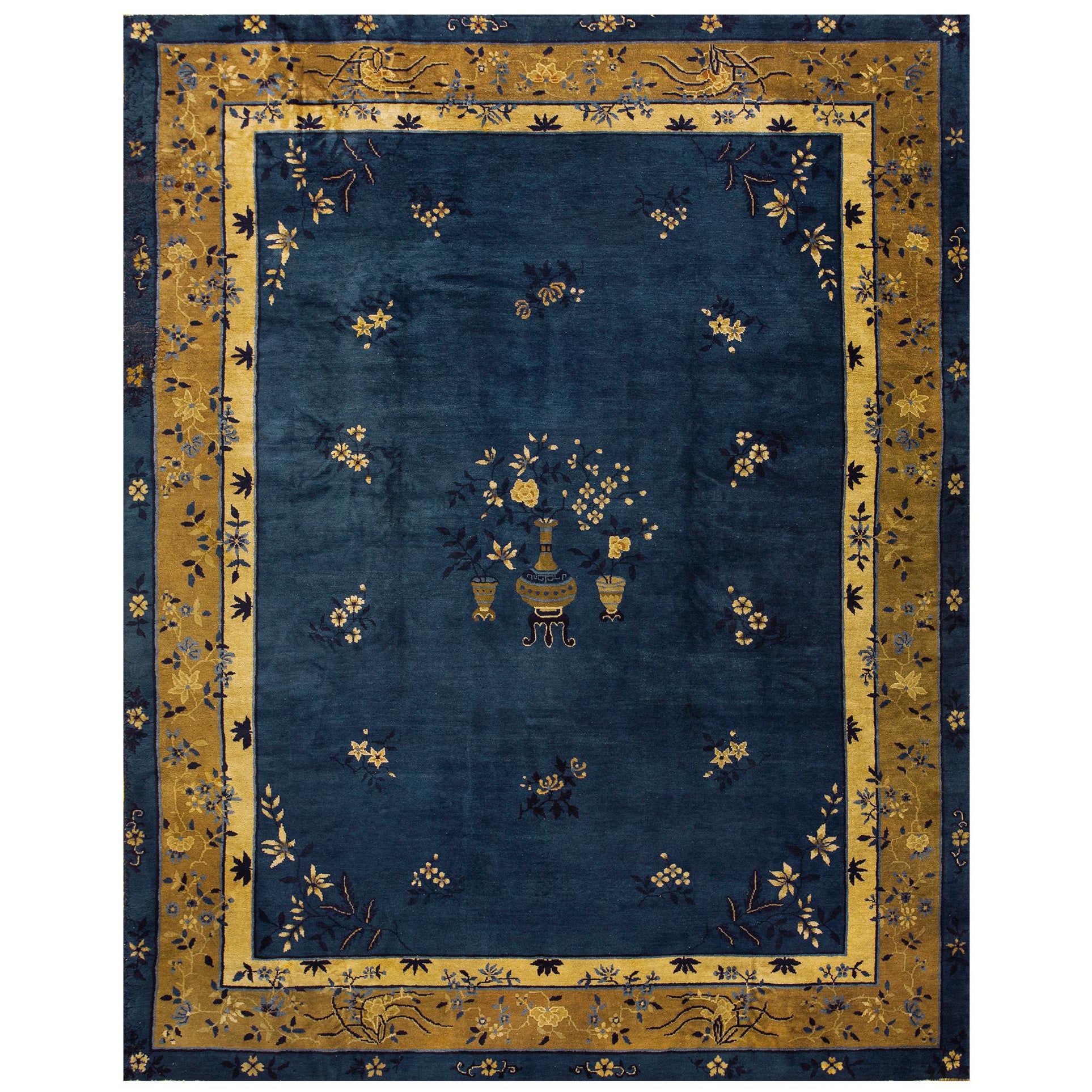 Antique Chinese Peking Rug 9' 0'' x 11' 5''