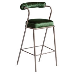 Tabouret de bar vert Baba de Serena Confalonieri