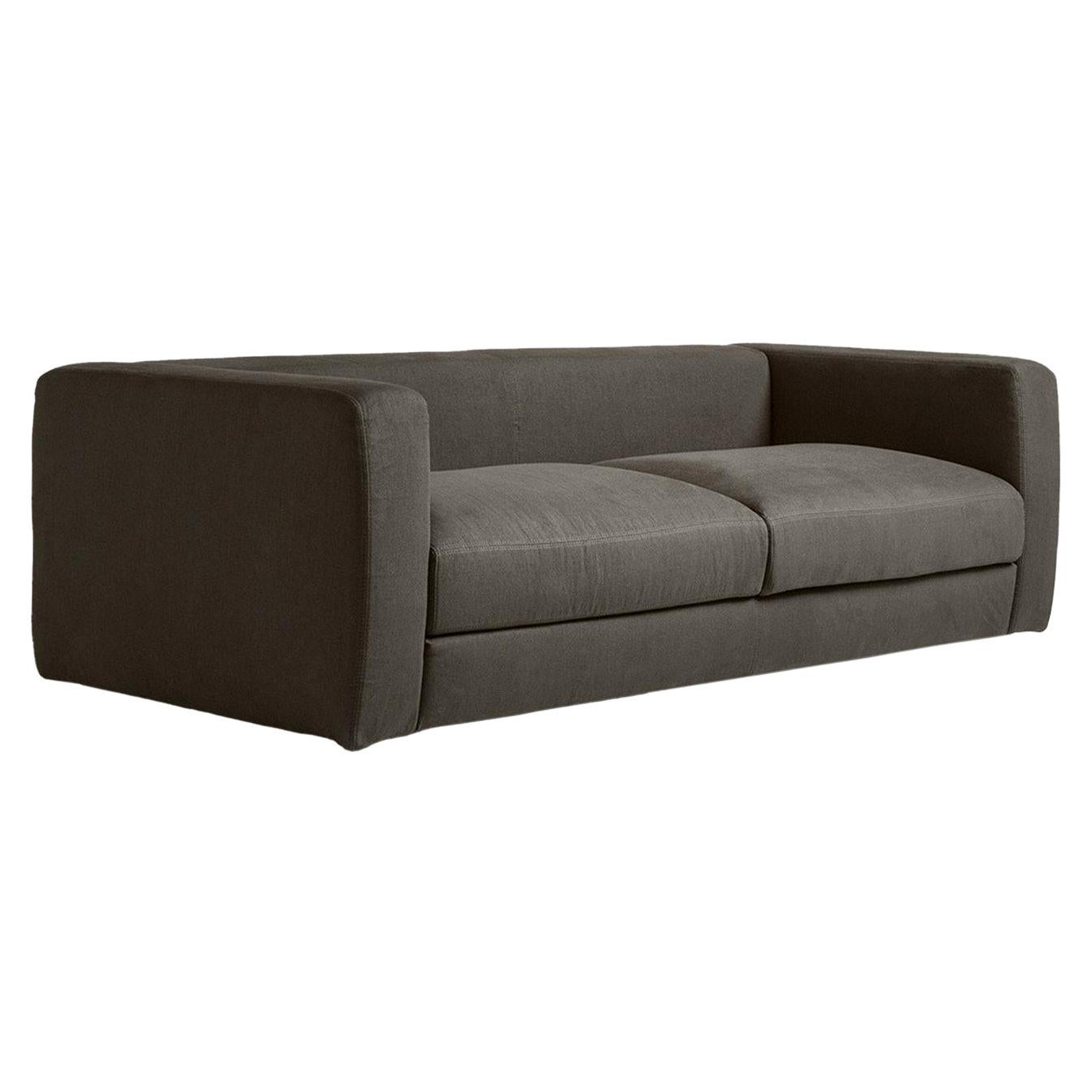 Softly One Gray Sofa by Enrico Cesana