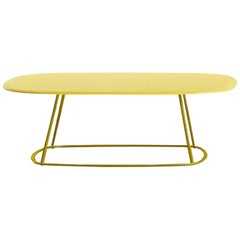 Freestyle Large Yellow Coffee Table by Angeletti Ruzza