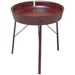 Cocoon Round Purple Red Coffee Table by Angeletti Ruzza
