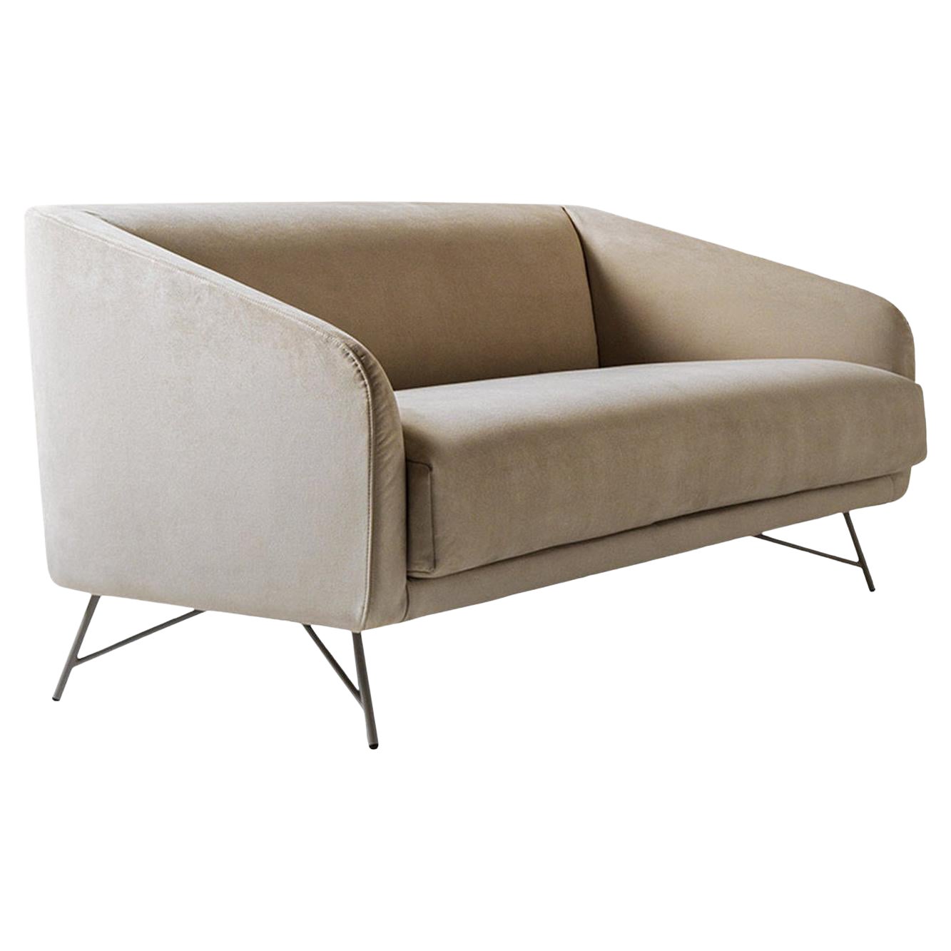 Twiggy Beige Sofa by Angeletti Ruzza For Sale