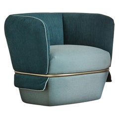 Chemise Aquamarine Armchair by Studio Lido