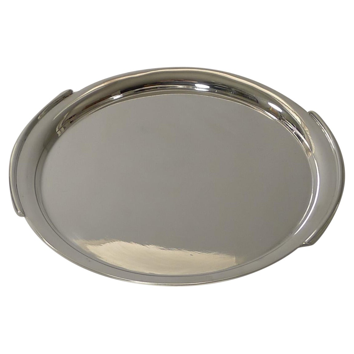 Small English Art Deco Cocktail Tray / Salver by Roberts and Belk