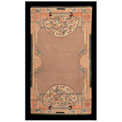 Antique 1920s Chinese Art Deco Carpet ( 4'  x 6' 9'' - 122 x 206 cm )