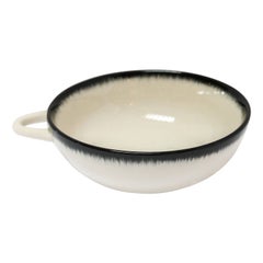 Ann Demeulemeester for Serax Dé Coffee Cup in off White / Black Rim