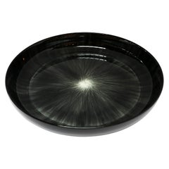Ann Demeulemeester for Serax Dé X-Large High Plate / Bowl in Black / off White