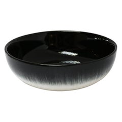 Ann Demeulemeester for Serax Dé X-Small High Plate / Bowl in off White / Black