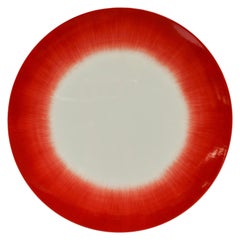 Ann Demeulemeester for Serax Dé Dinner Plate in off White / Red
