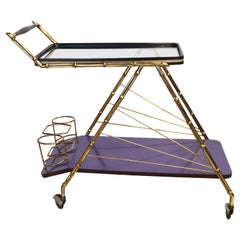 Bar Cart Drinks Trolley by Cesare Lacca