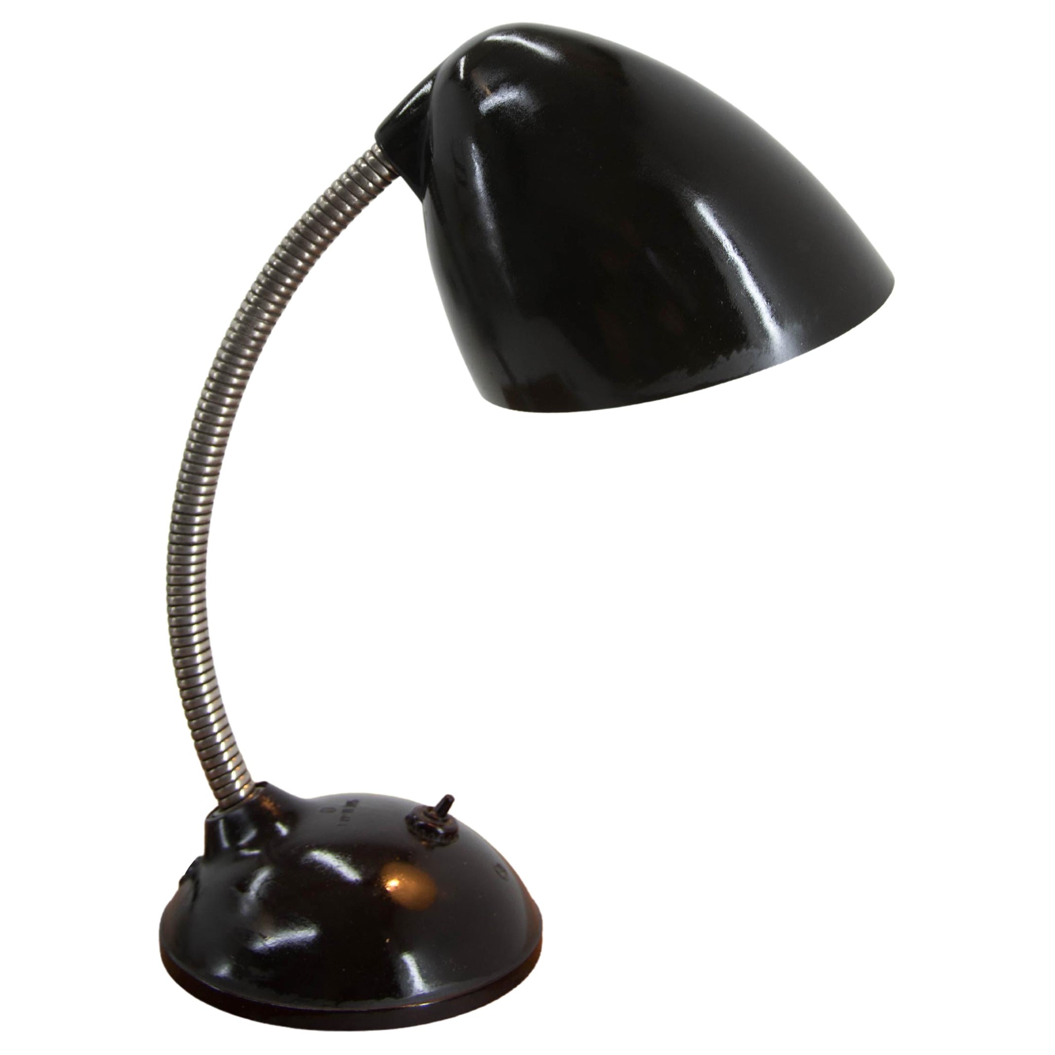 Midcentury Adjustable Bakelite Table Lamp by Eric Kirkman Cole, 1950s For Sale
