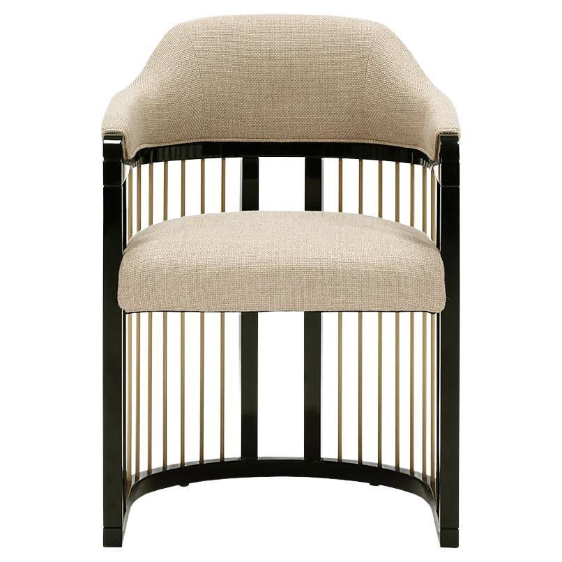GRACE Urban dining chair in Textured Boho fabric