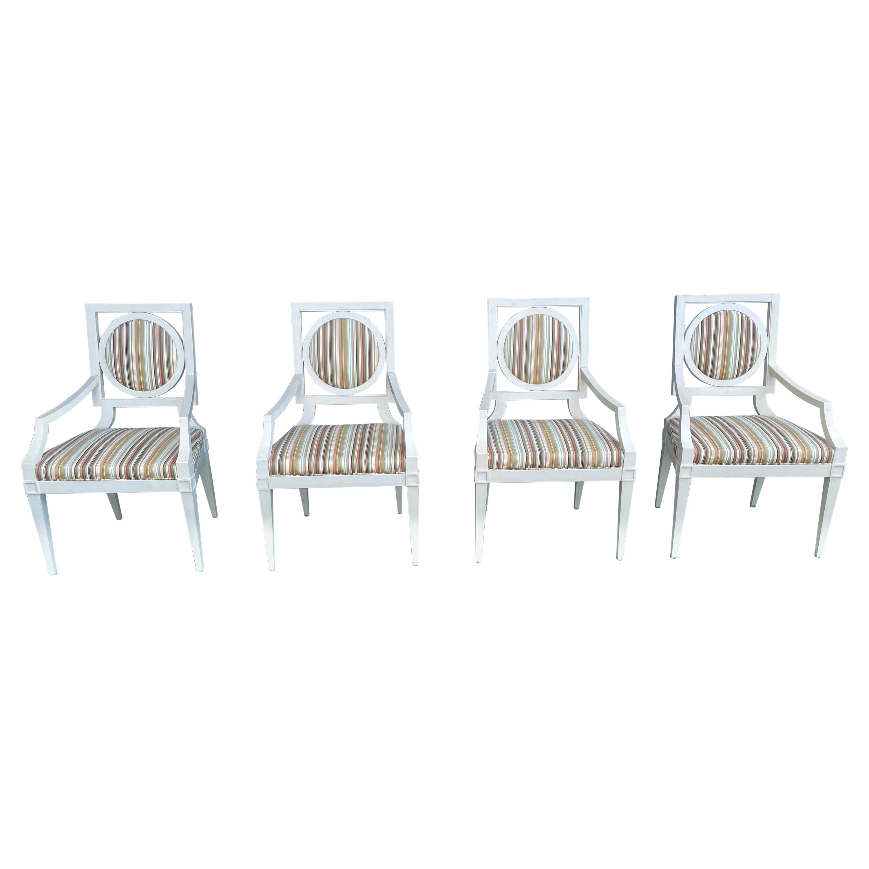 Set of 4 Michael Taylor for Baker Chairs, 1980-1999 For Sale