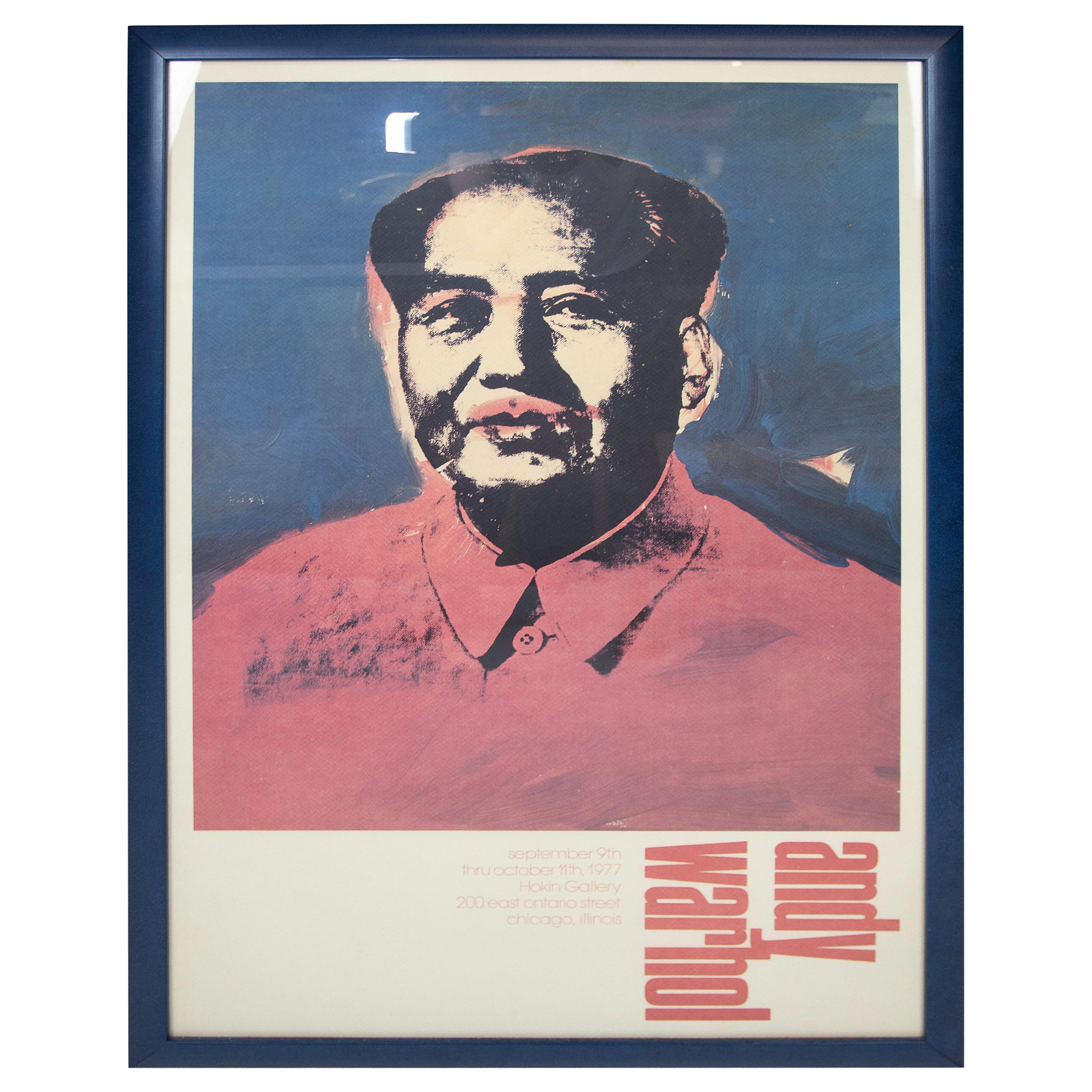 Affiche d'exposition d'Andy Warhol en vente