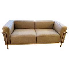 LC3 Corbusier Jeanneret Perriand Style Cassina Sofa