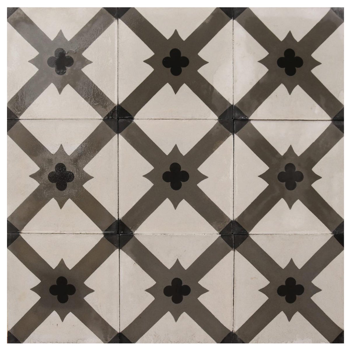 Reclaimed Patterned Encaustic Floor Tiles
