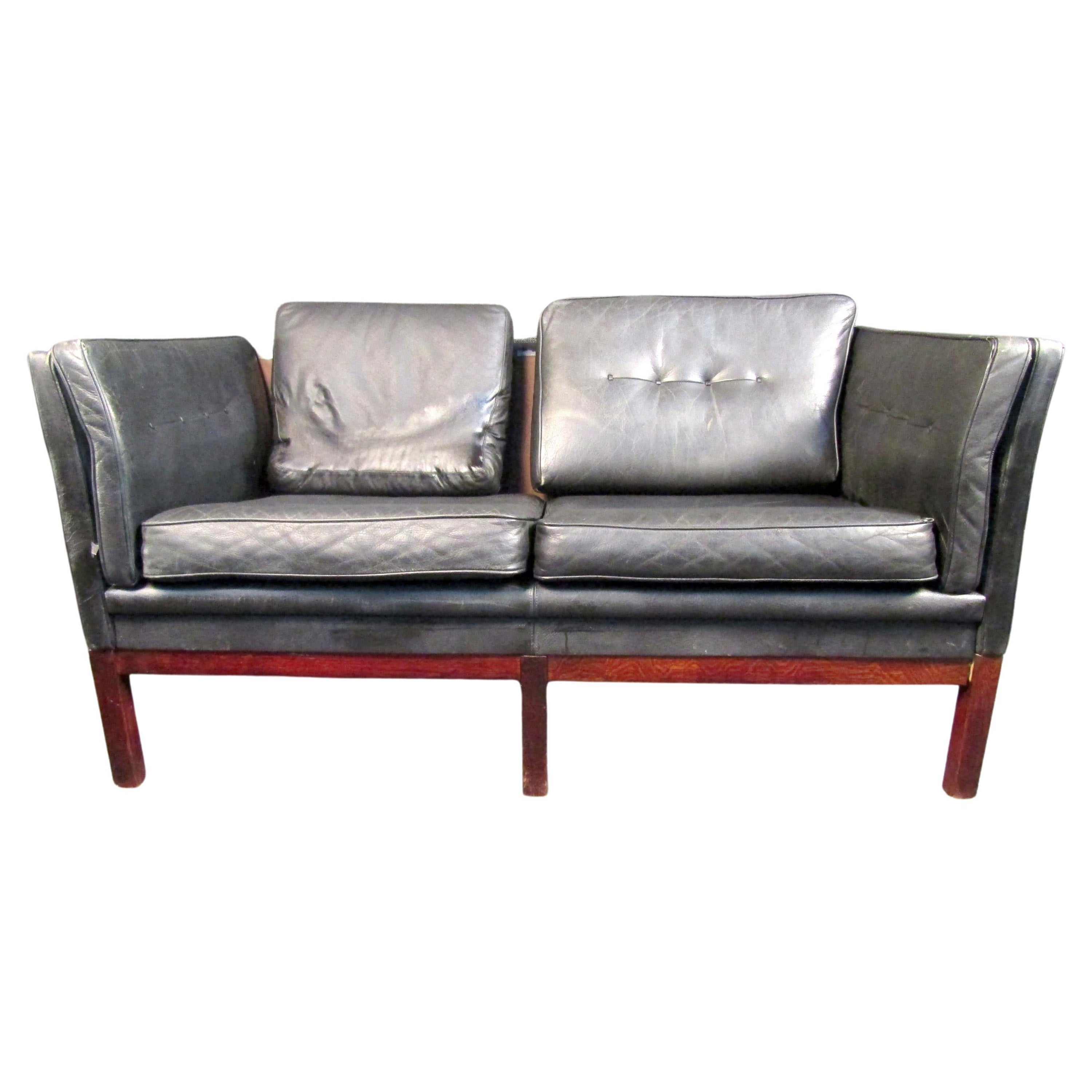 Vintage Modern Danish Couch by Skippers Furniture