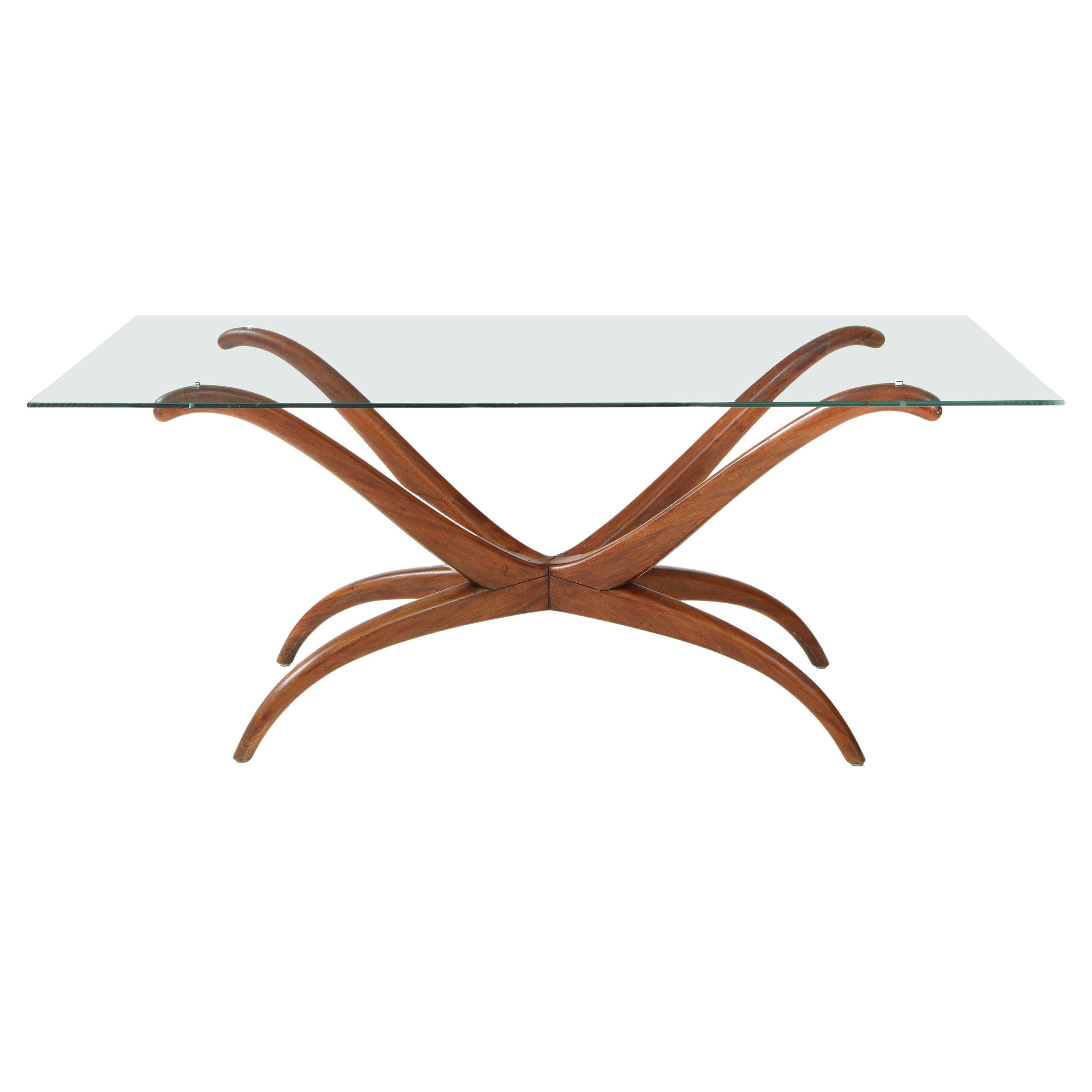 Giuseppi Scapinelli Sculptural 1950s Brazilian Spyder Table