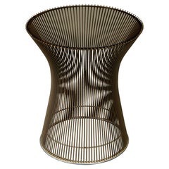 Table d'appoint en fil de fer en bronze de Warren Platner pour Knoll International:: vers 1968