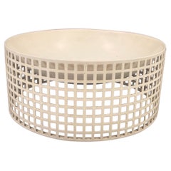 Rare Perforated Metal Bowl Designed by Joseph Hoffman for Bieffeplast