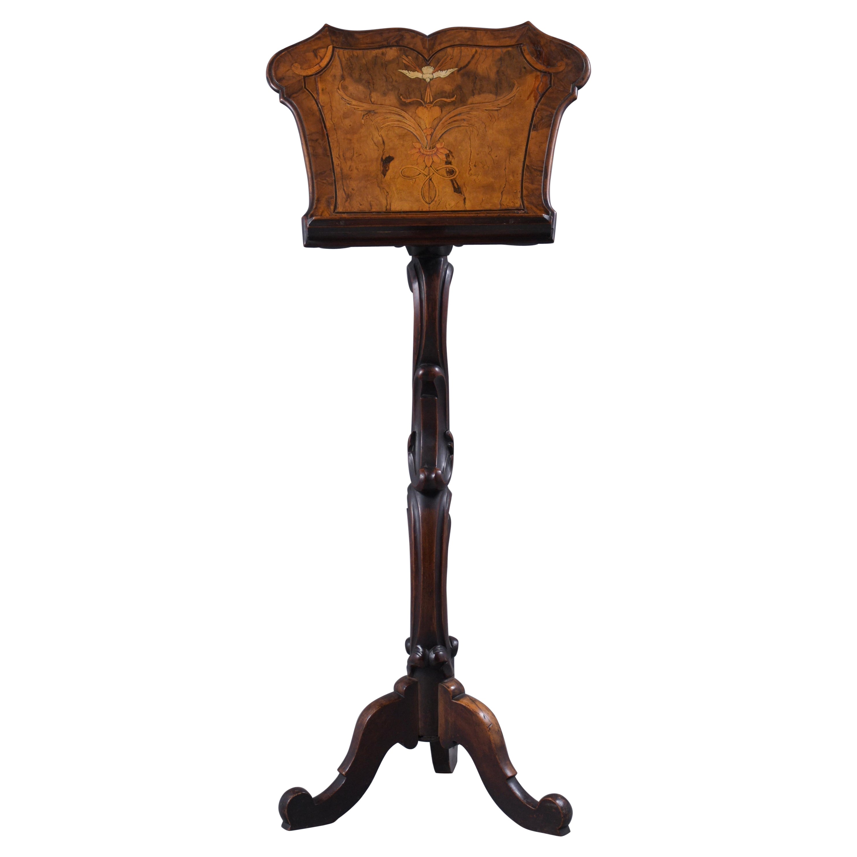 19th Century Carved Music Stand