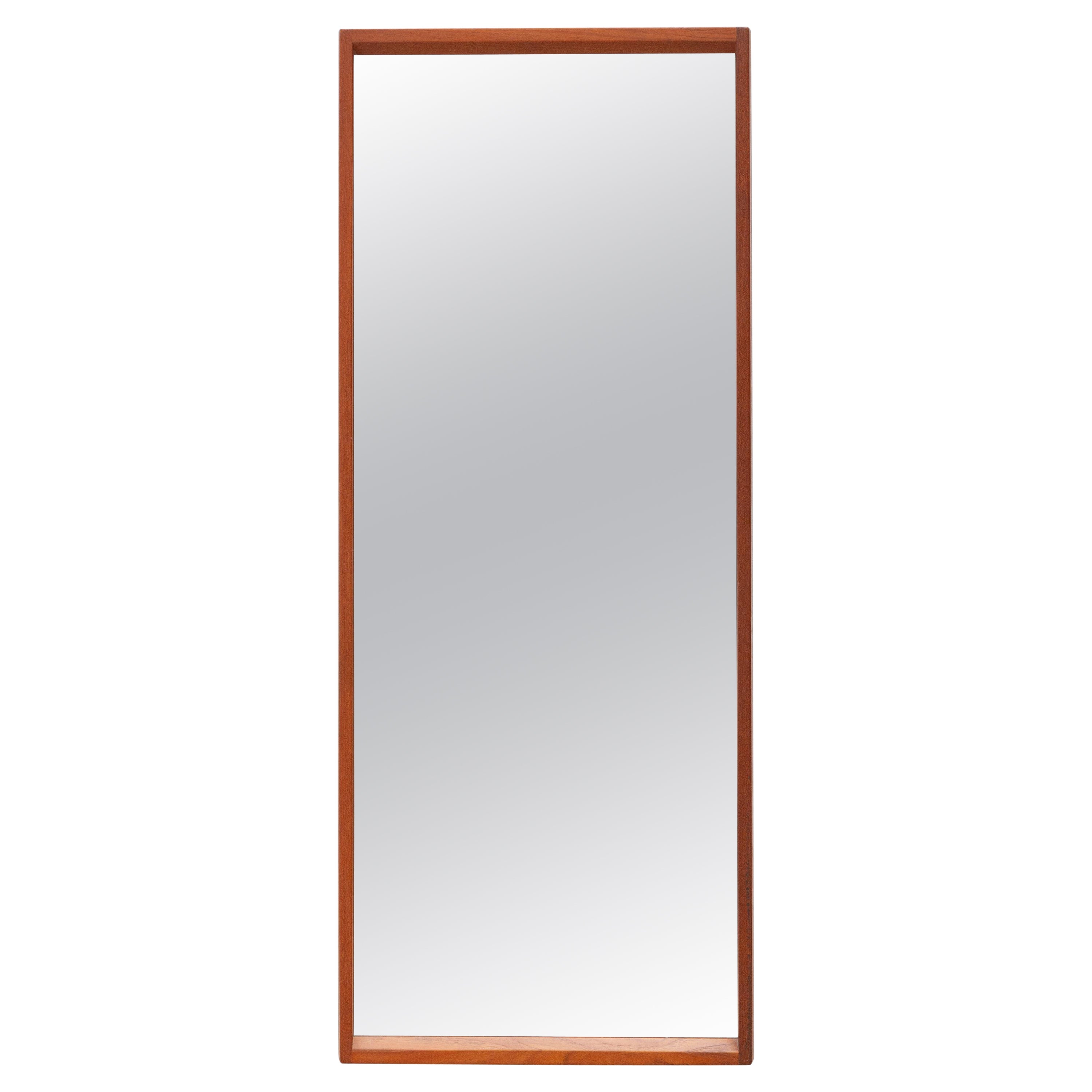 Teak Mirror by Aksel Kjersgaard, 1960s, Denmark For Sale