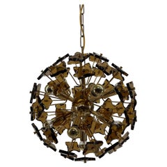 Mid-Century Modern 13-Flamed Sputnik Chandelier or Pendant Lamp Dandelion, 1960s