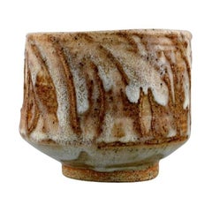 Eli Keller, Sweden, Unique Cup in Glazed Stoneware, 21st C
