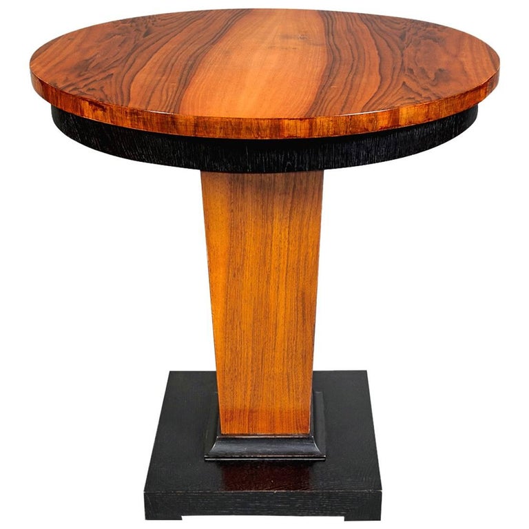 Art Deco Walnut Table For Sale