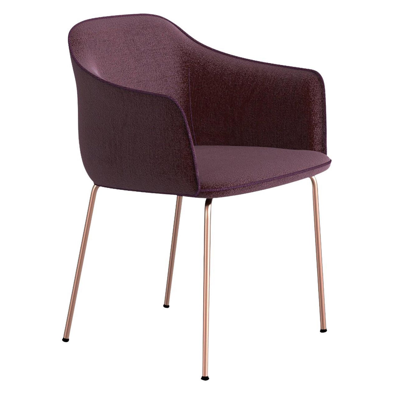 Cloe Purple Armchair by Federica Biasi