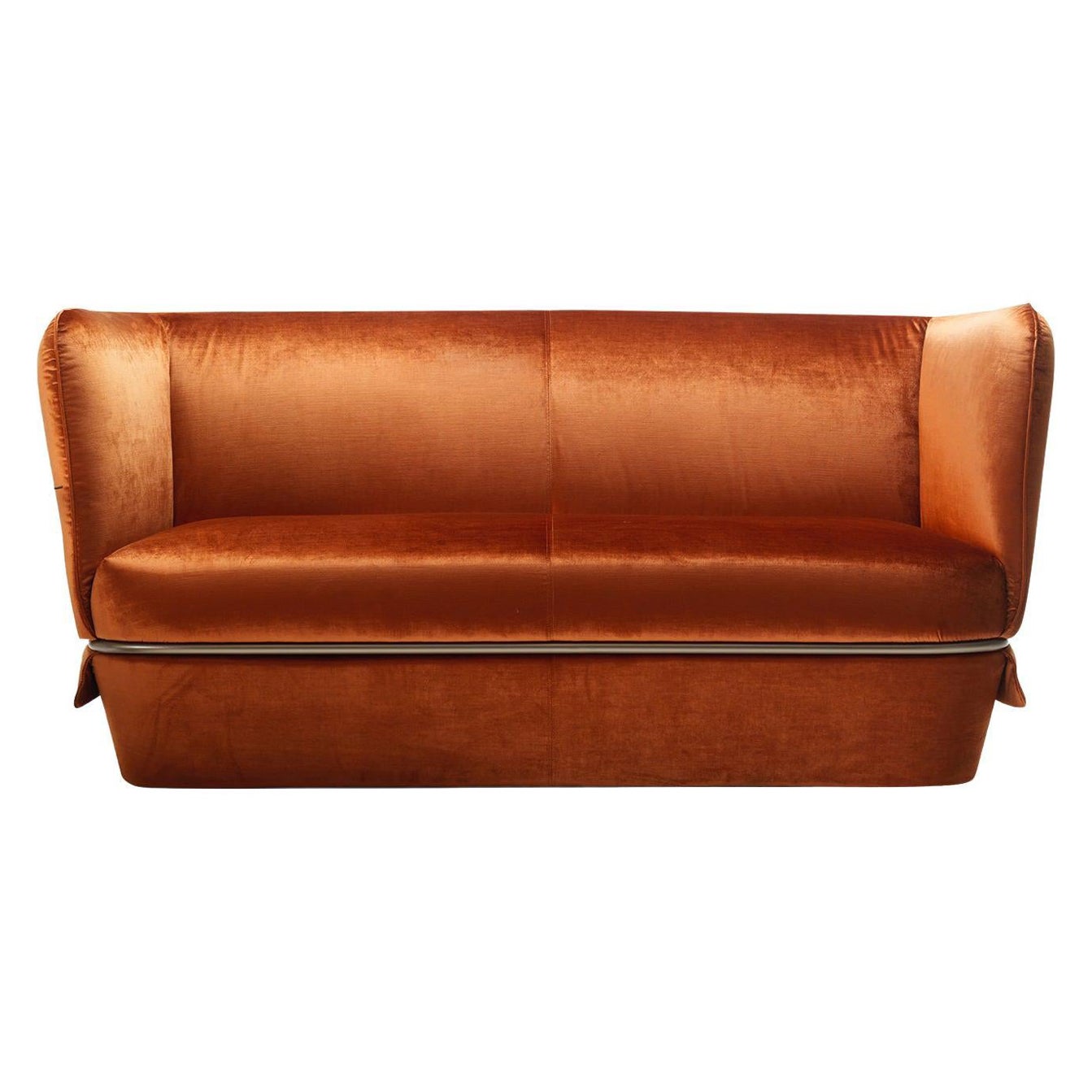 Chemise Orange Sofa by Studio LI_DO For Sale
