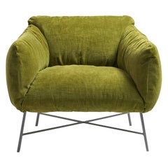 Jolie Green Armchair by Angeletti Ruzza