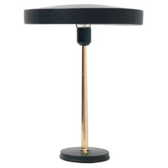 Timor 69 Schwarze Schreibtischlampe im niederländischen Design von Louis Kalff für Philips