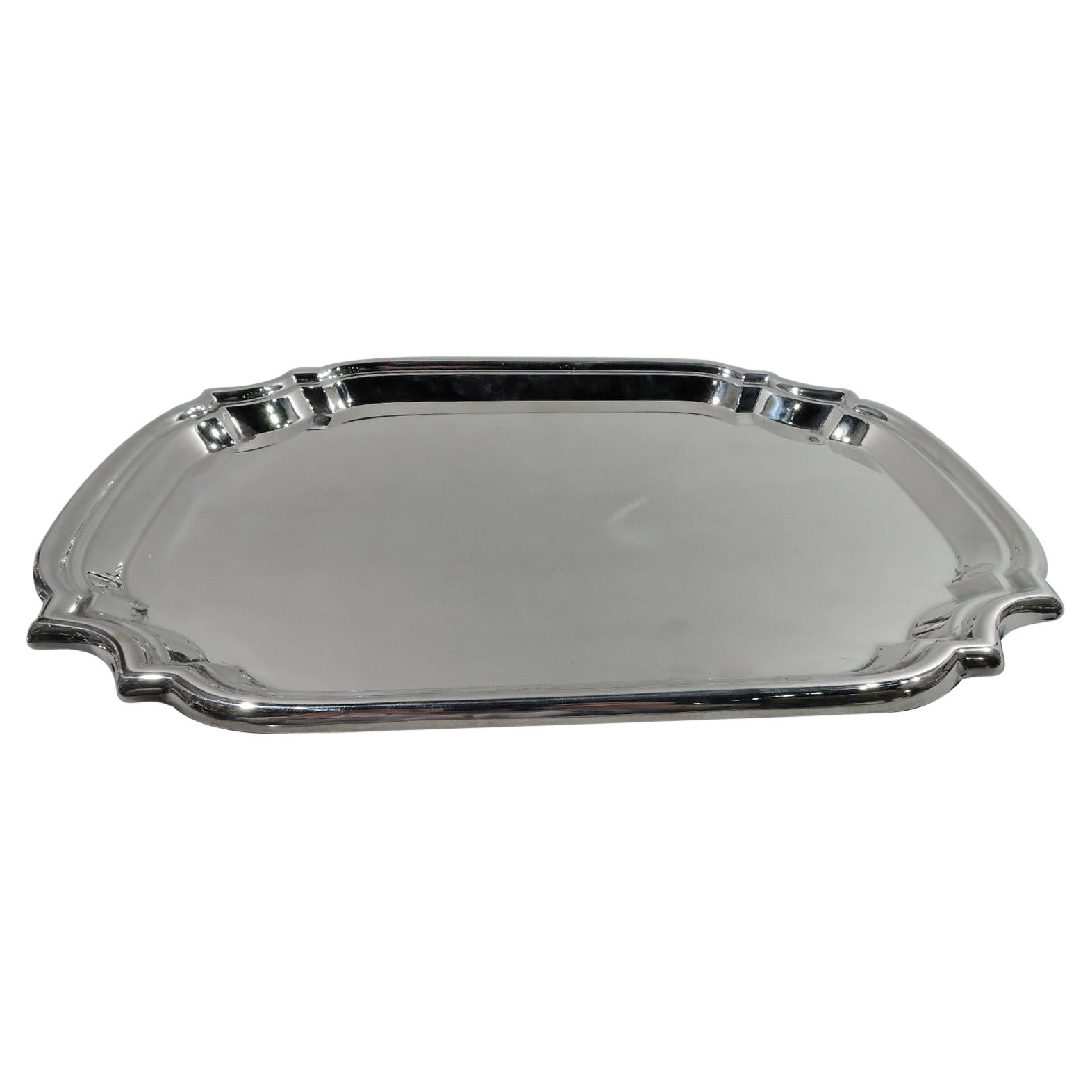 American Sterling Silver Party Platter by Poole