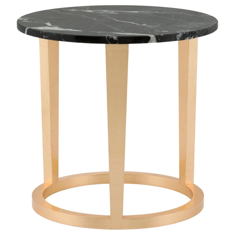 Greenapple Side Table, Rubi Side Table, Marble Top, Handmade in Portugal For Sale
