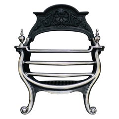 Grille de cheminée victorienne du 19ème siècle