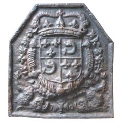 French Louis XIV Style 'Arms of France' Fireback