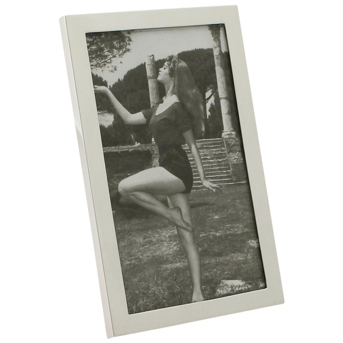 1960s English Sterling Silver Photograph Frame
