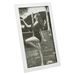 Marco de fotografía inglés de plata de ley de los años 60