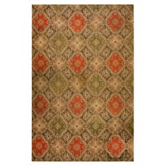 Antique Mid 19th Century American Ingrain Carpet ( 8' 2'' x 12' 9'' - 250 x 390 cm )