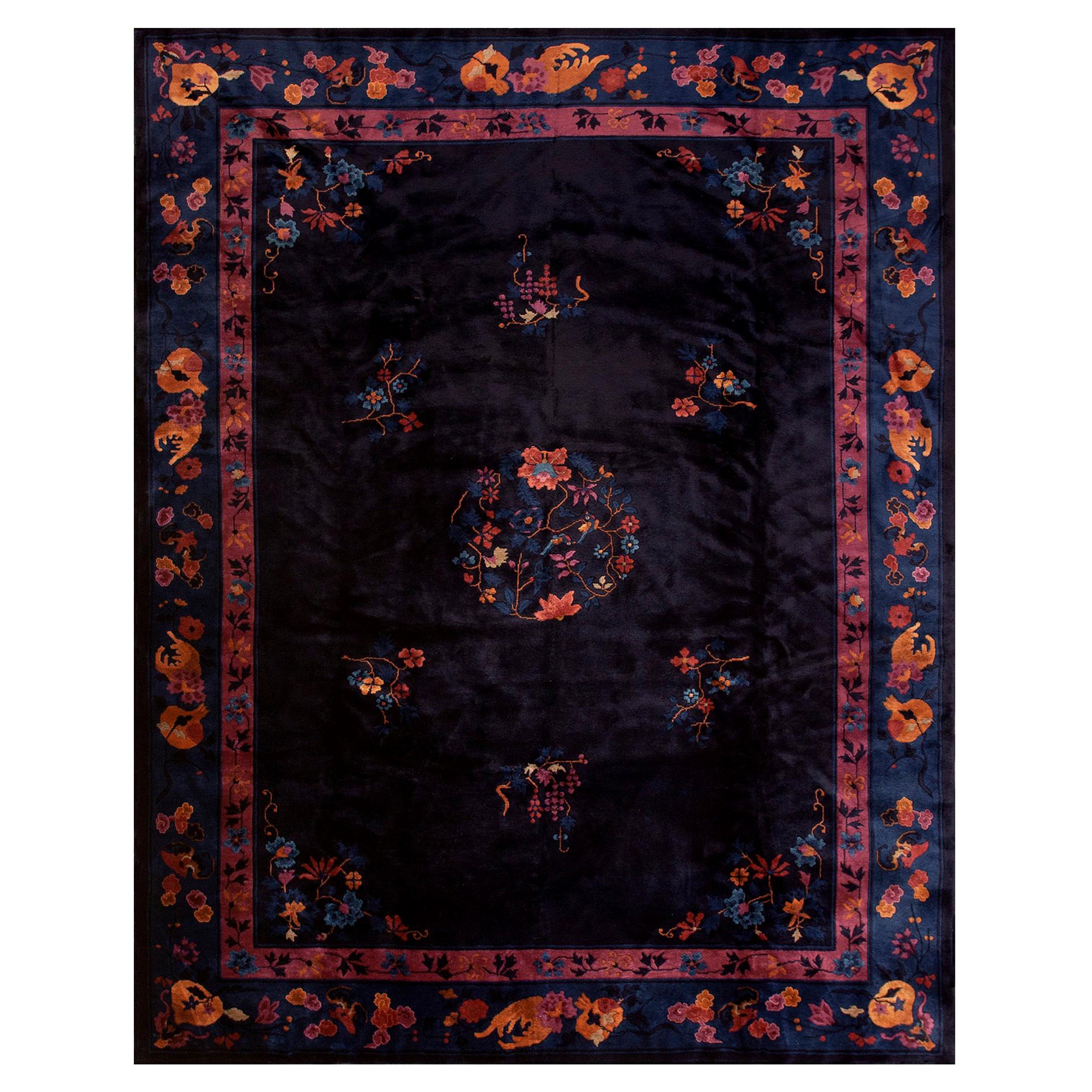 Early 20th Century Chinese Peking Carpet ( 8'9'' x 11'1" - 266 x 338 ) For Sale