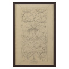 Unknown Academy Student 19th C Drawing, Renaissance