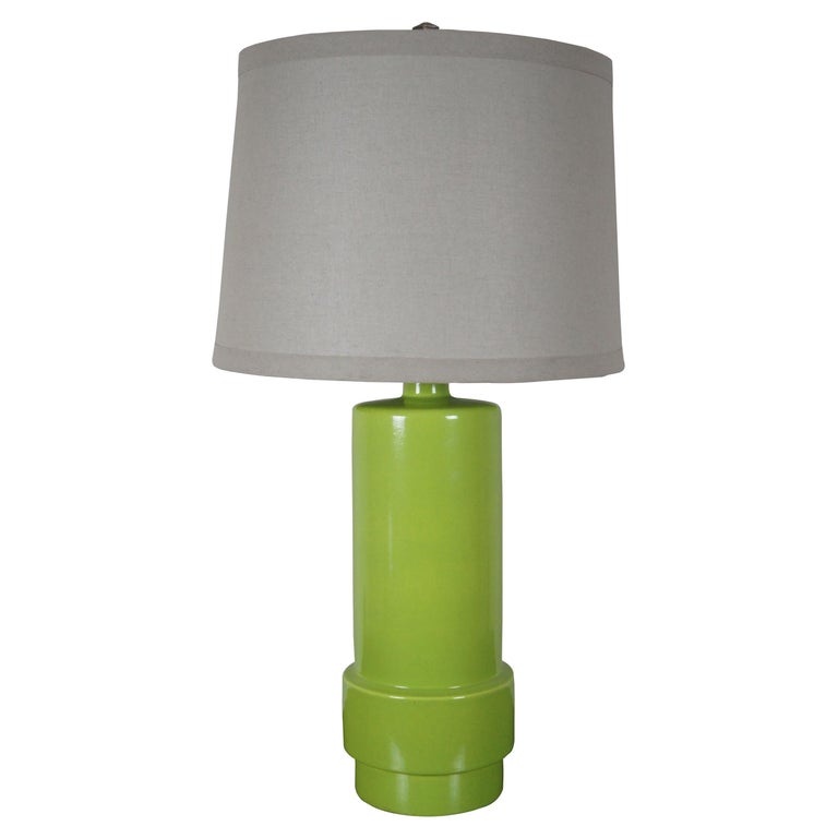 Green Porcelain Lamp - 55 For Sale on 1stDibs