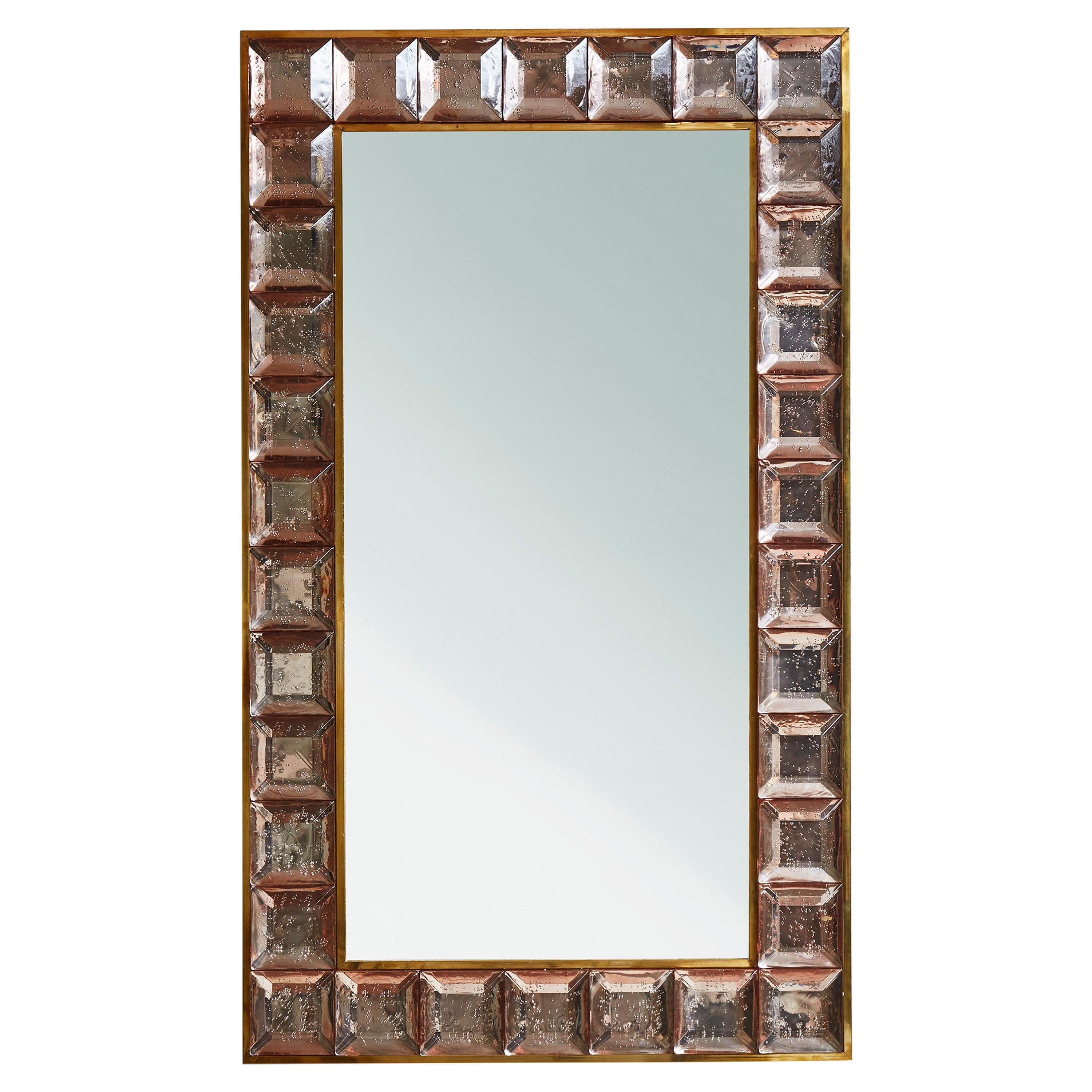 Diamond Pits Mirrors by Studio Glustin For Sale