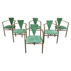 Vintage Dining Chairs by Belgo Chrom, Set of 6, 1980s