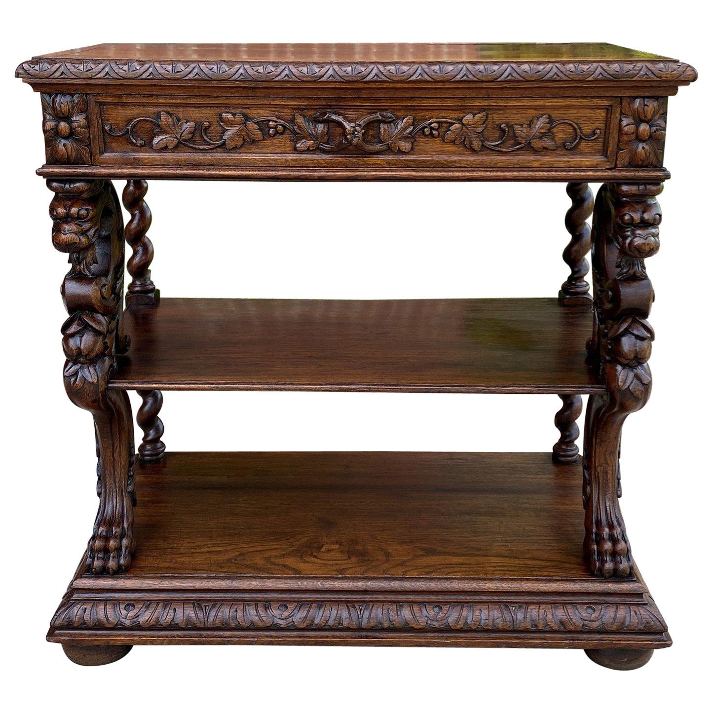 Large Antique Sideboard For Sale at 1stDibs