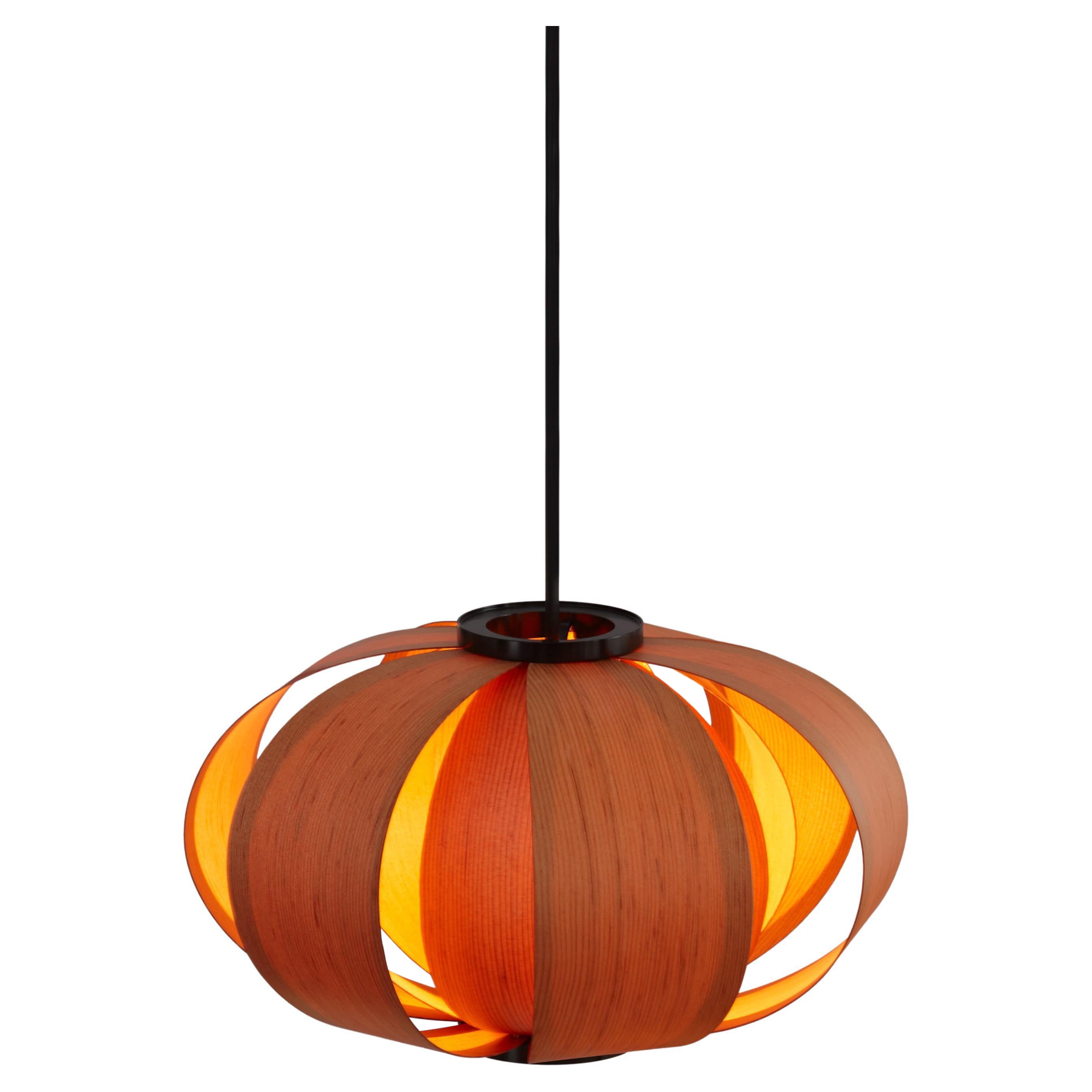 J. A. Coderch 'Disa Mini' Wood Suspension Lamp for Tunds For Sale