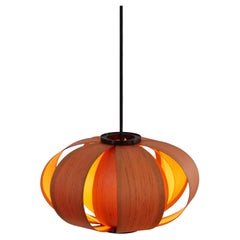 J. A. Coderch 'Disa Mini' Wood Suspension Lamp for Tunds