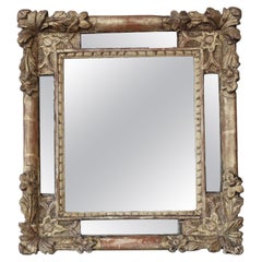 Antique Gilt Overmantle Wall Mirror Early 19th Century